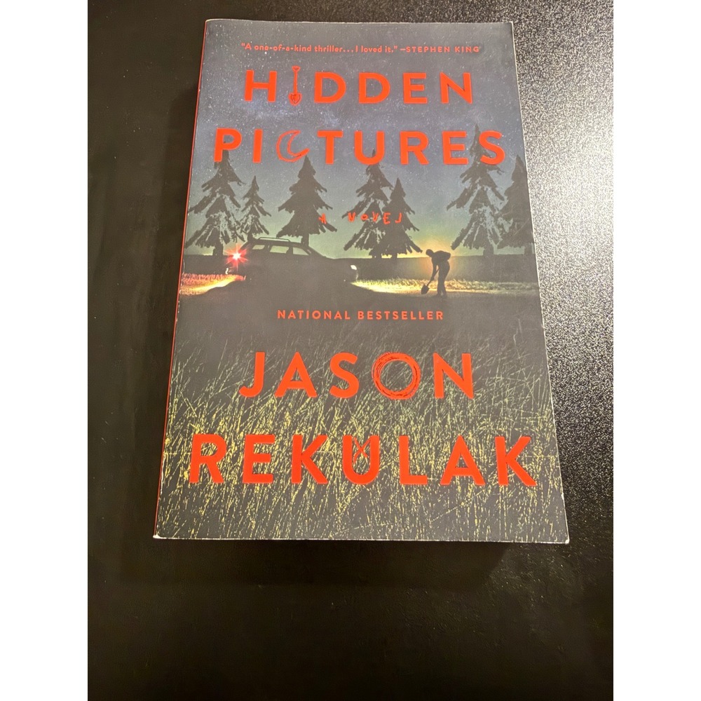 Hidden Pictures by Jason Rekulak Paperback Novel Thriller Flatiron Books 2022